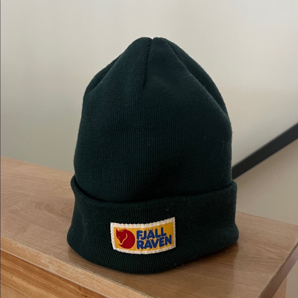 FjallRaven Adult Vardag Classic Beanie Hat dark teal OS